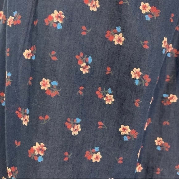 𝅺J. Crew Point Sur Flutter Sleeve Peasant Top Size XS - Picture 8 of 15